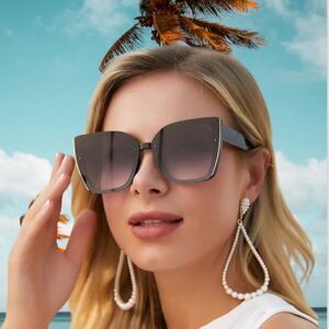 SUNGLASSES WOMEN FASHION CAT EYES RETRO-GLAMOUR